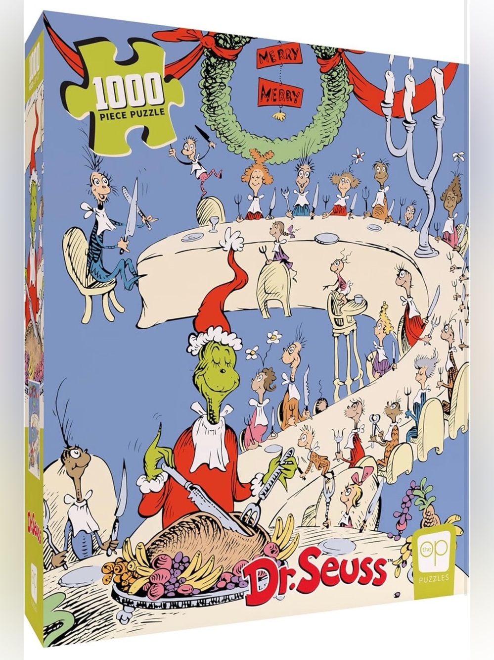 Dr. Seuss The Grinch Feast 1000 Piece Jigsaw Puzzle – Brand New in Box